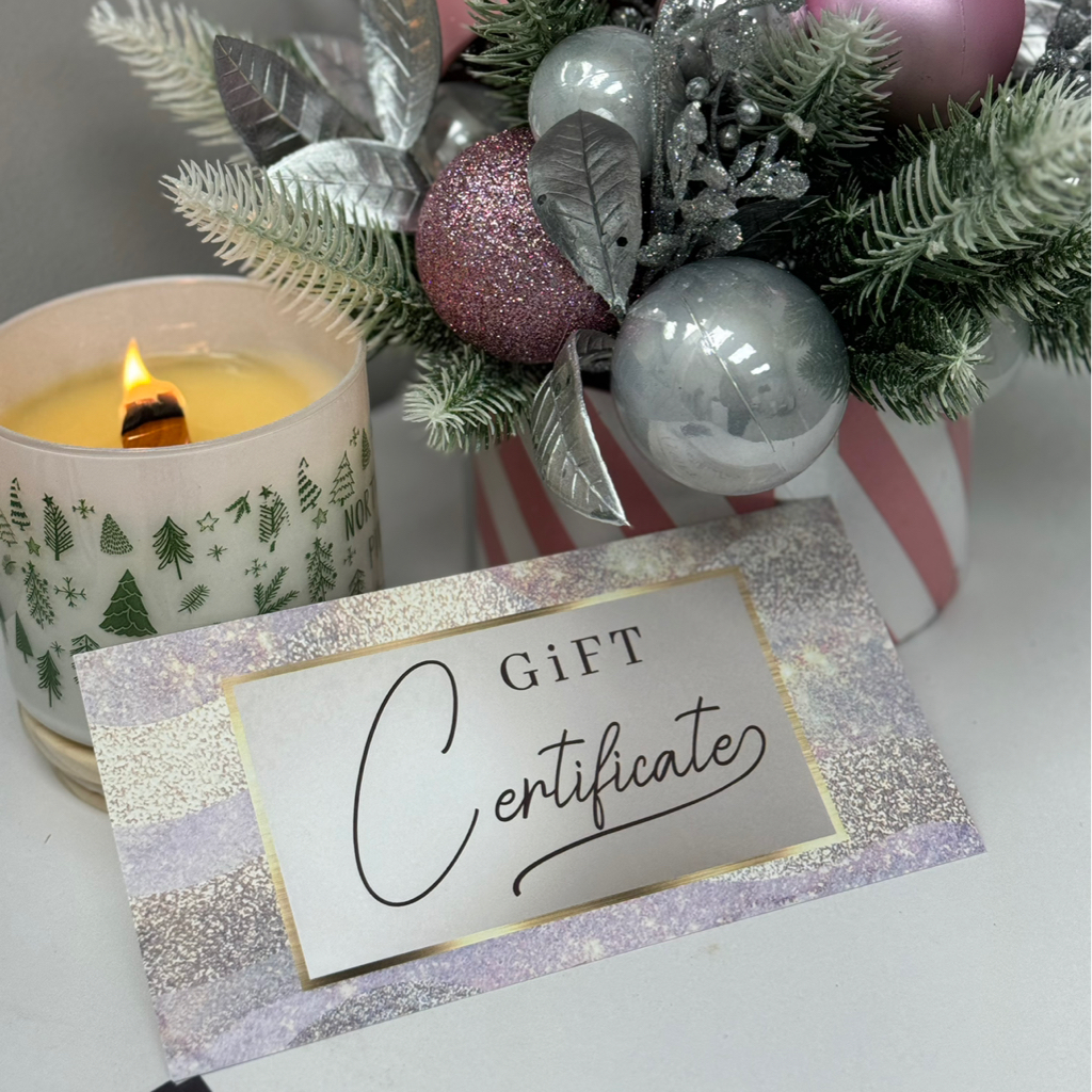 Gift certificate