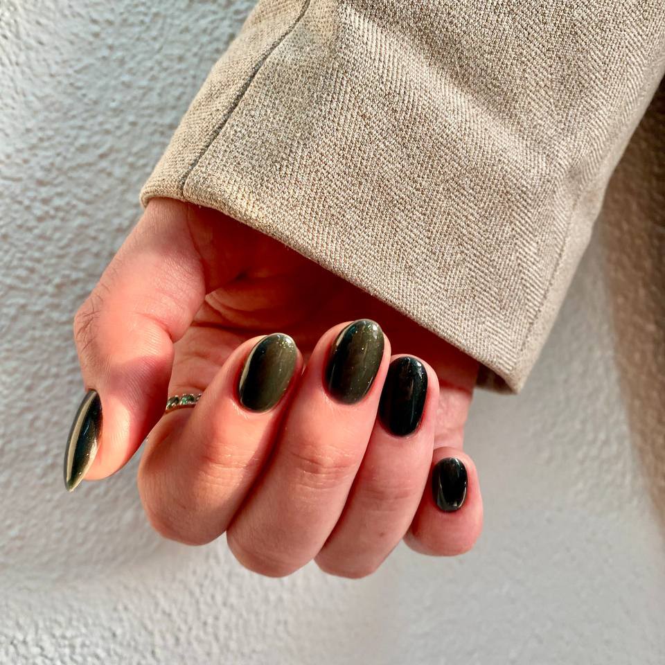 маникюр с покрытием гель лак