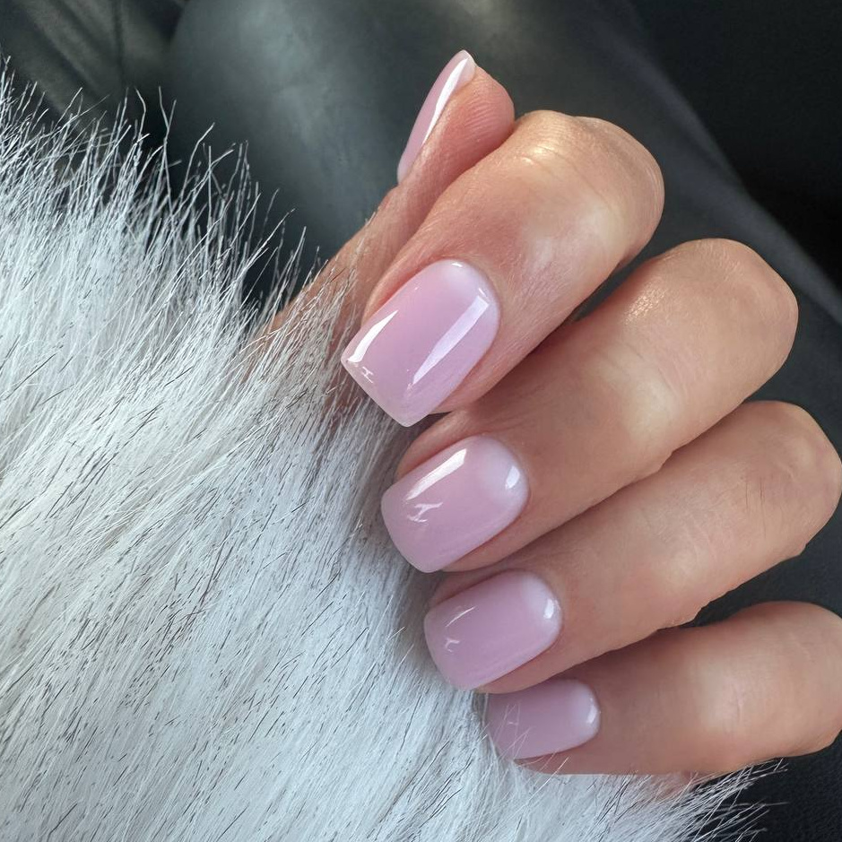 Маникюр, покрытие NUDE