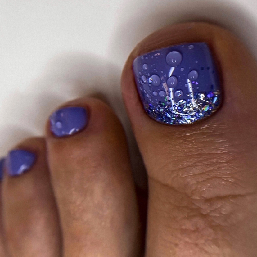 Педикюр (пальчики + стопа) с покрытием гель - лак