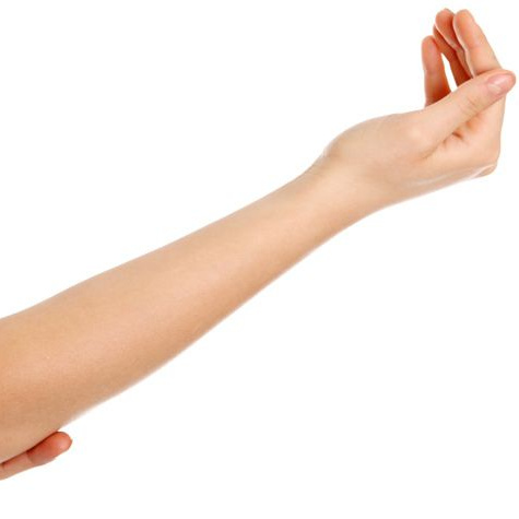 Руки до локтя