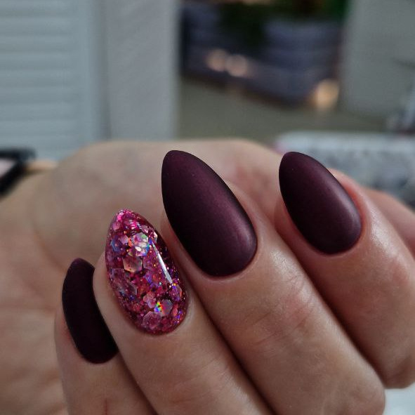 Маникюр + покрытие гель-лак,  длина ногтя  1, 2