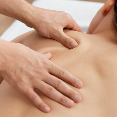 Массаж спины с проработкой ШВЗ