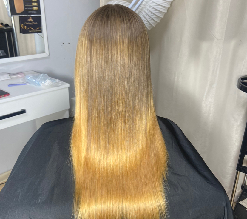 Кератиновое выпрямление