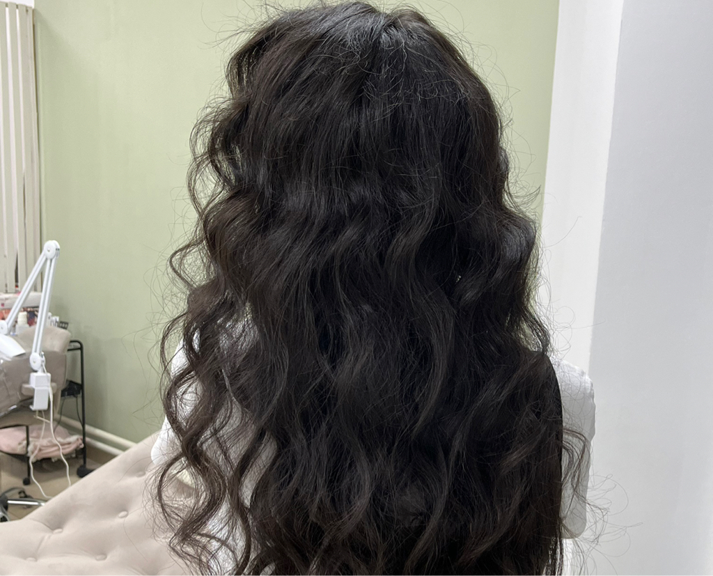 Локоны на длинные волосы