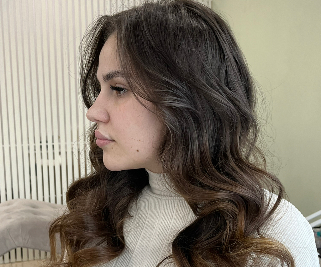 Локоны на волосы средней длины