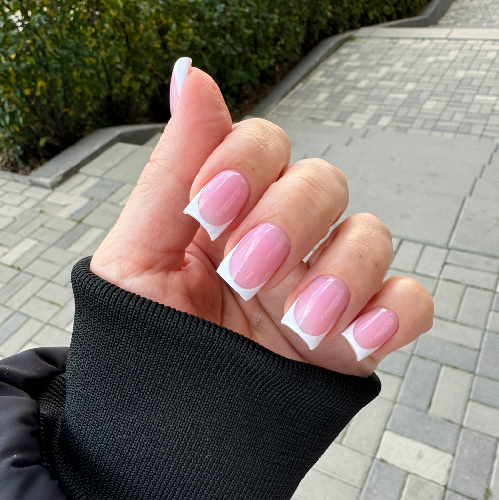 Маникюр + сложная коррекция гелем