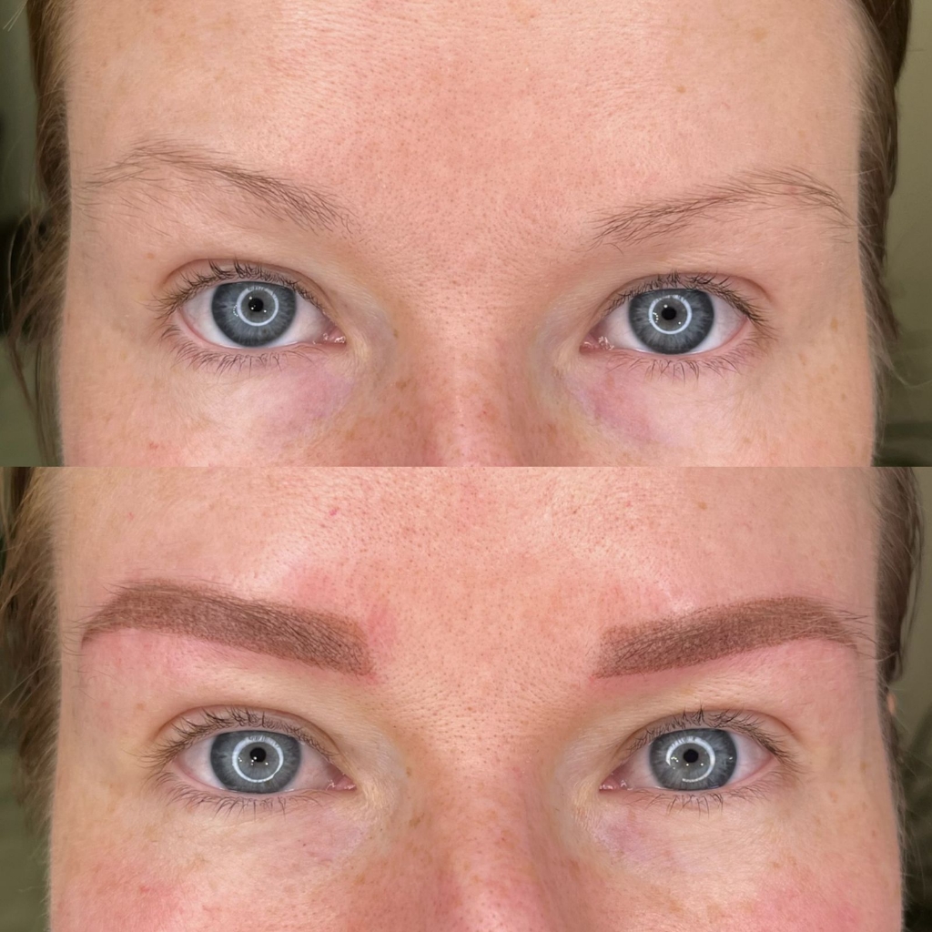 Коррекция бровей