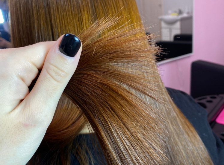 Ровный СРЕЗ/стрижка концов - с мытьем шампунем, маской, маслами и флюидами  Без мытья головы - 400