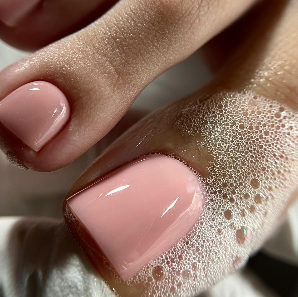 Педикюр с покрытием (пальчики)