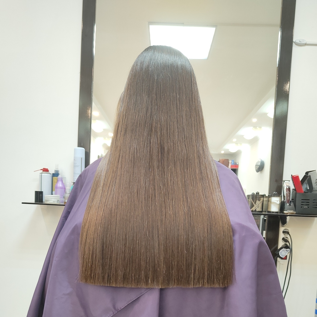 Прямой срез + чистка полотна