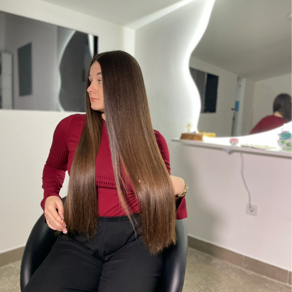 Холодное восстановление волос ниже поясницы