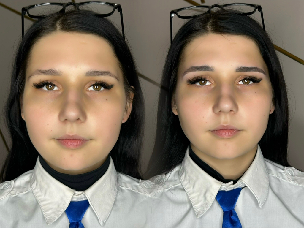 Окрашивание бровей