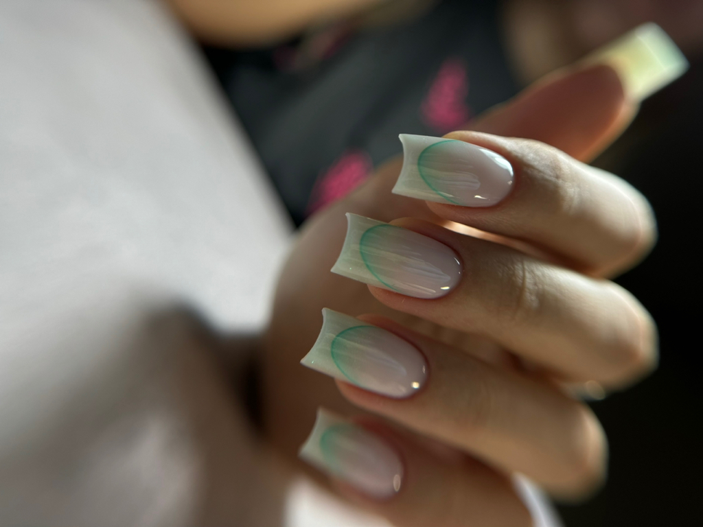 Однотонное наращивание к мастеру Динара