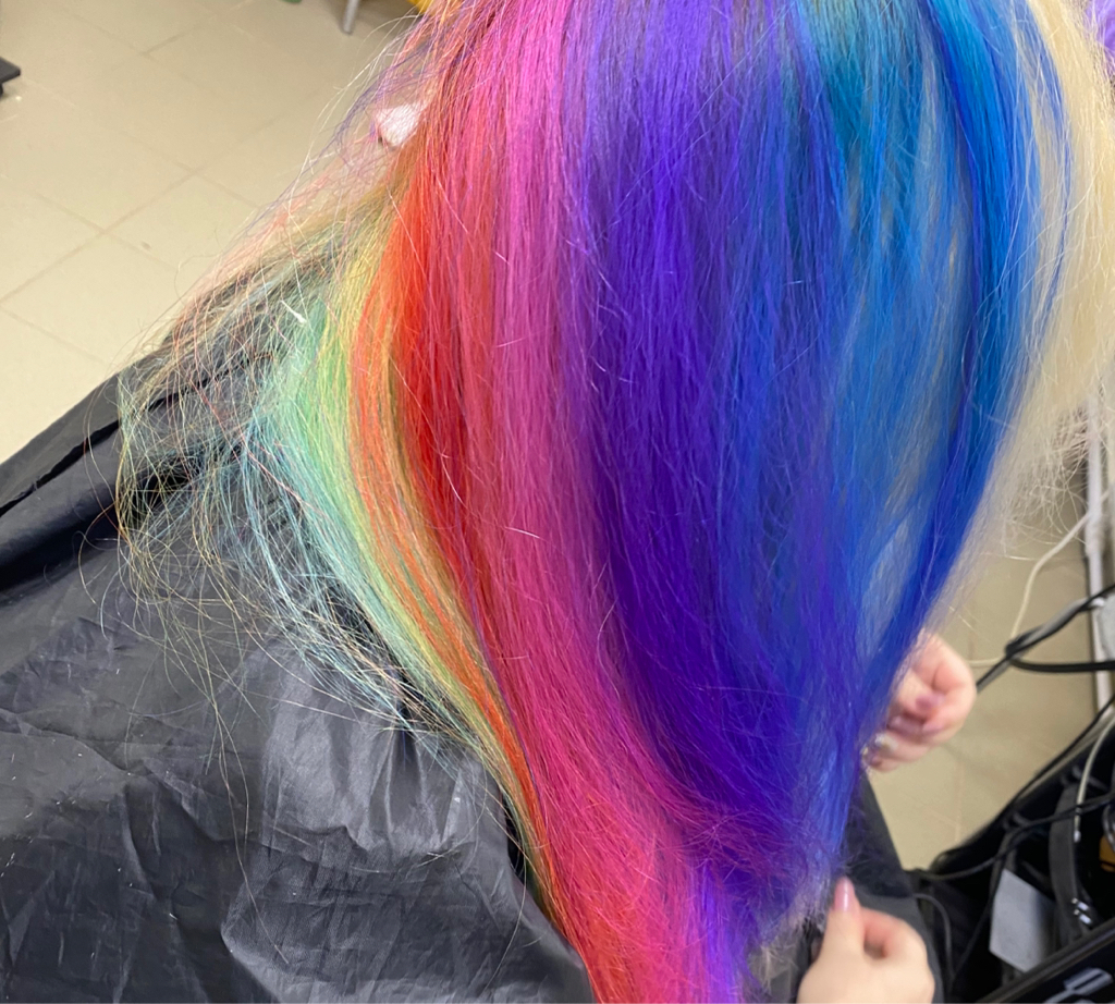 Цветные окрашивания