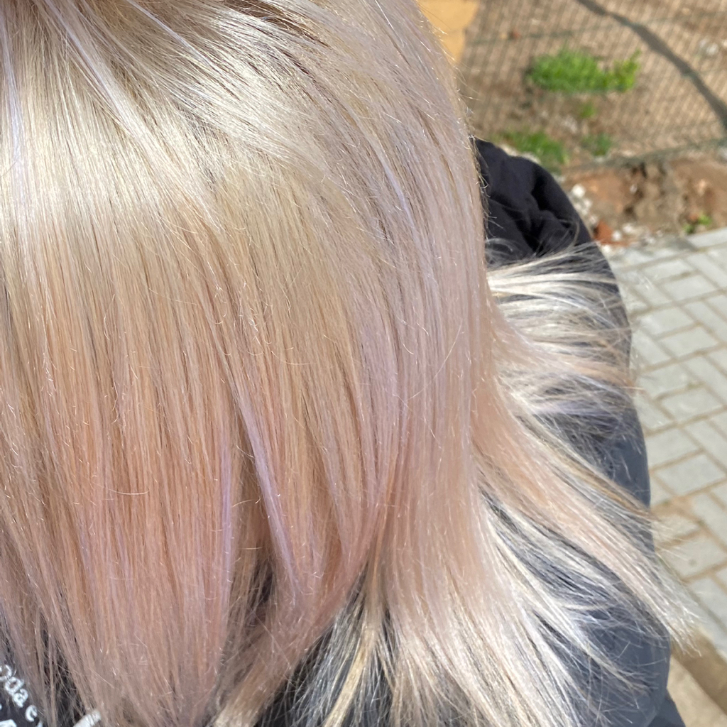 Окраска Корней блонд