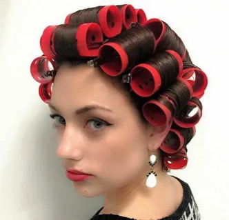 Химическая завивка волос «Крупные локоны»