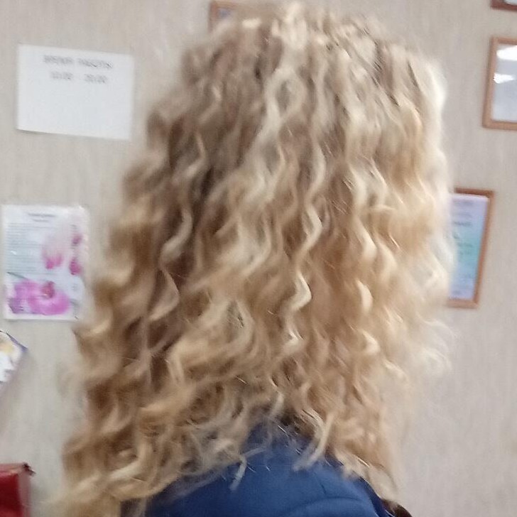 вертикальная химическая завивка "Зиг Заг"