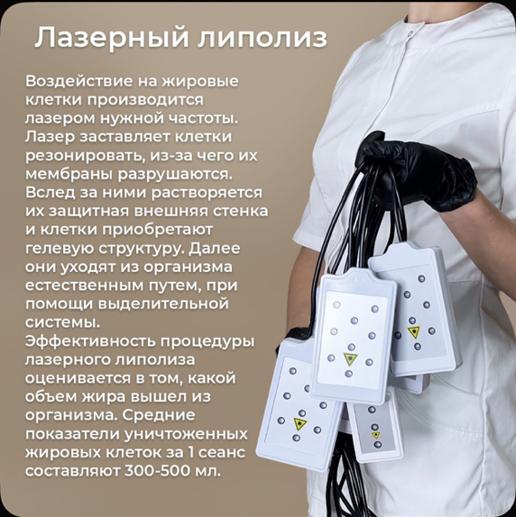Комплекс: Лазерный липолиз + ems