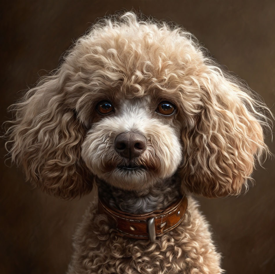 Пудель средний ( 35-45см ) ( гигиена без мытья )