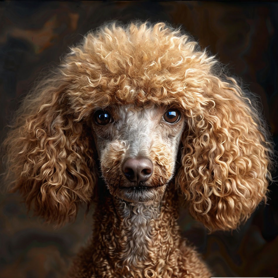 Пудель королевский ( 45-60см ) ( гигиена без мытья )