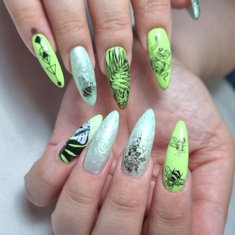 ногтя дизайн/ зависит от сложности