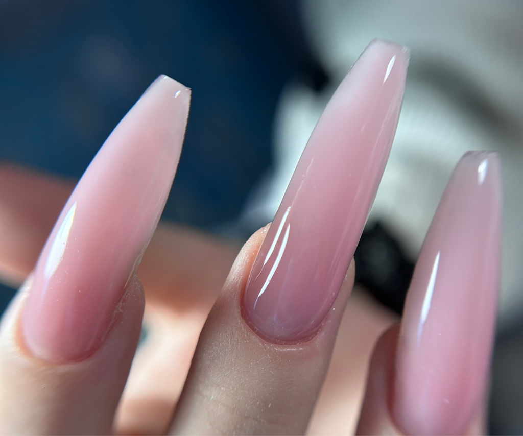 Коррекция экстра длинных ноготков