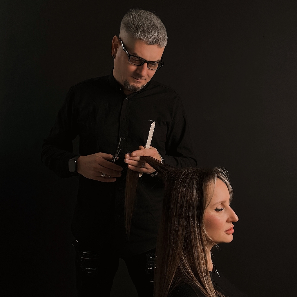 Стрижка ( Кончики волос - ровный срез)