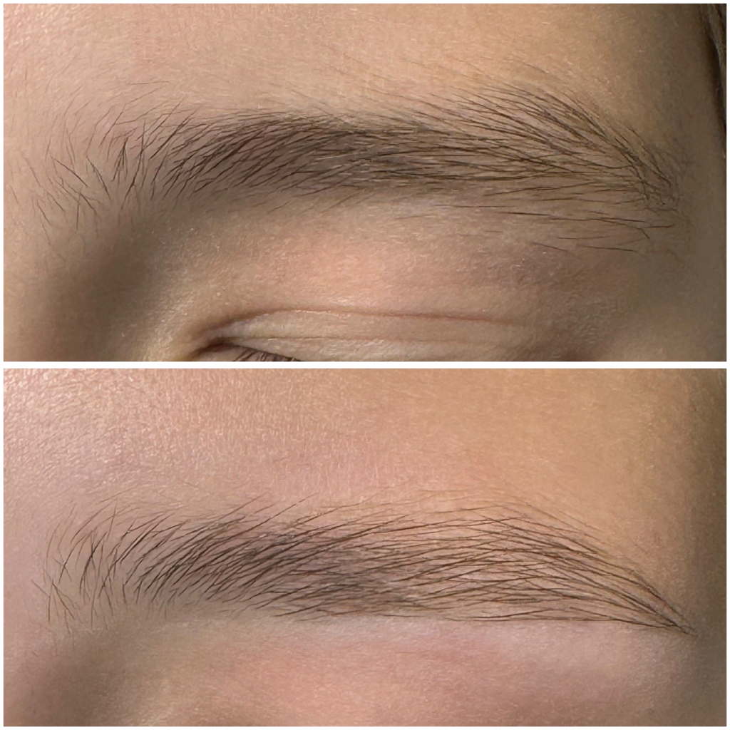 Умная коррекция бровей без окрашивания