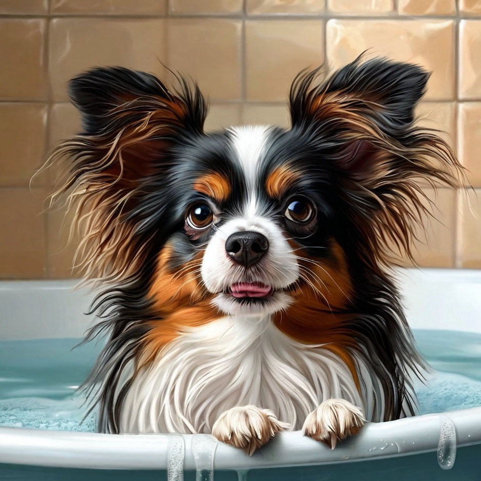 Папийон ( мытье )