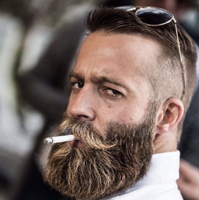 Модельная стрижка + борода