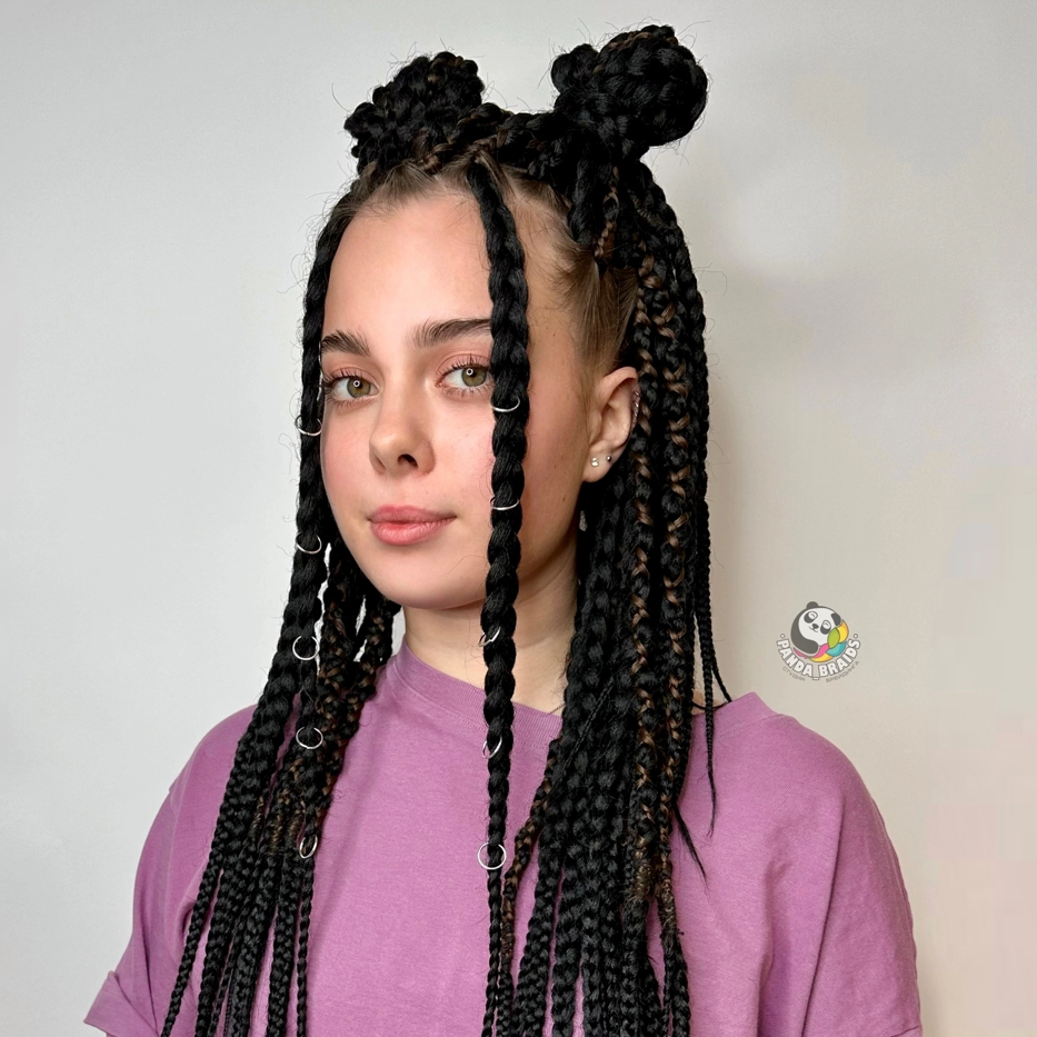 Изготовление и вплетение комплекта крупных де кос (25-35 штук)