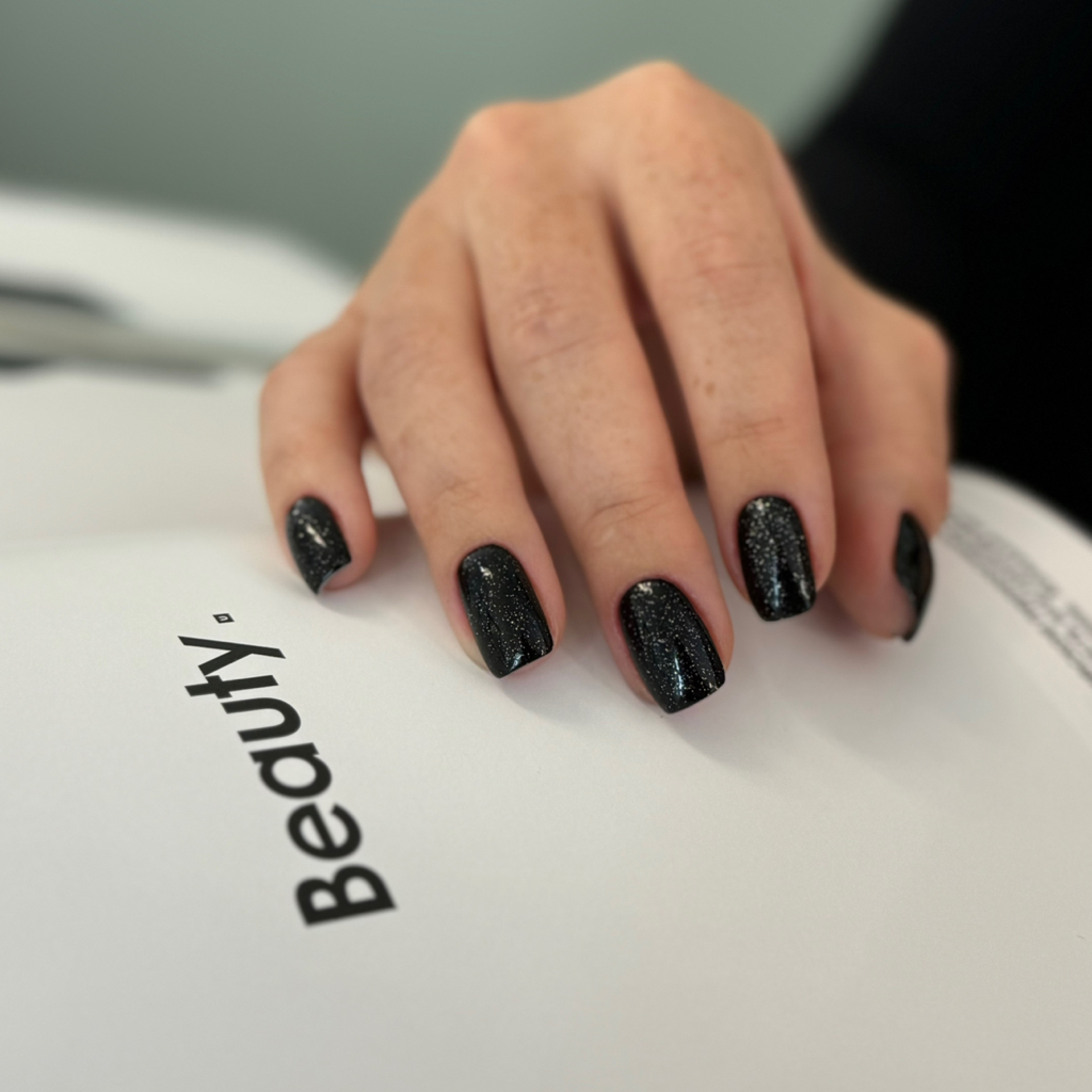 Маникюр с однотонным покрытием