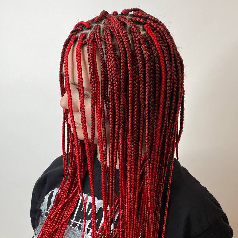 Точечные  косы 101-120 шт