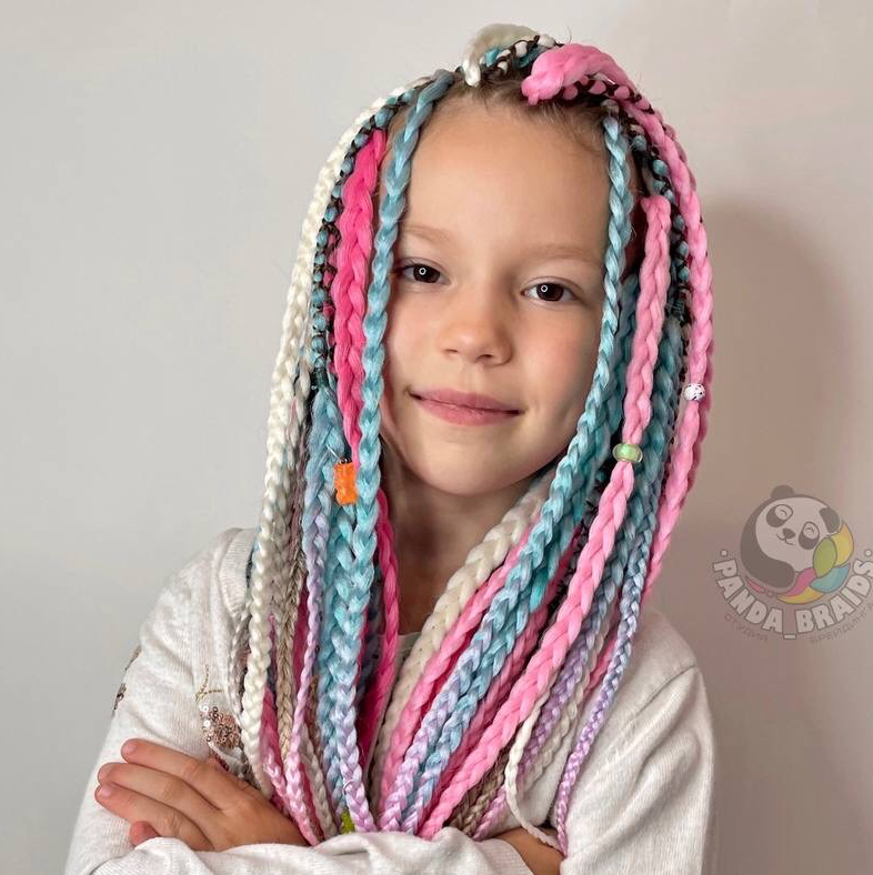 Повторное вплетение де кос/де дредов штучно