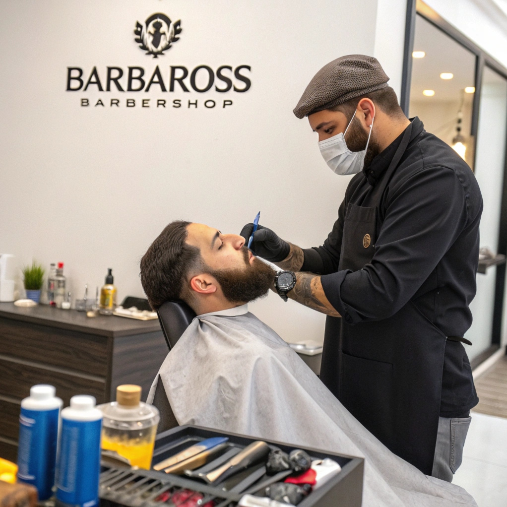 Покраска бороды (хной)