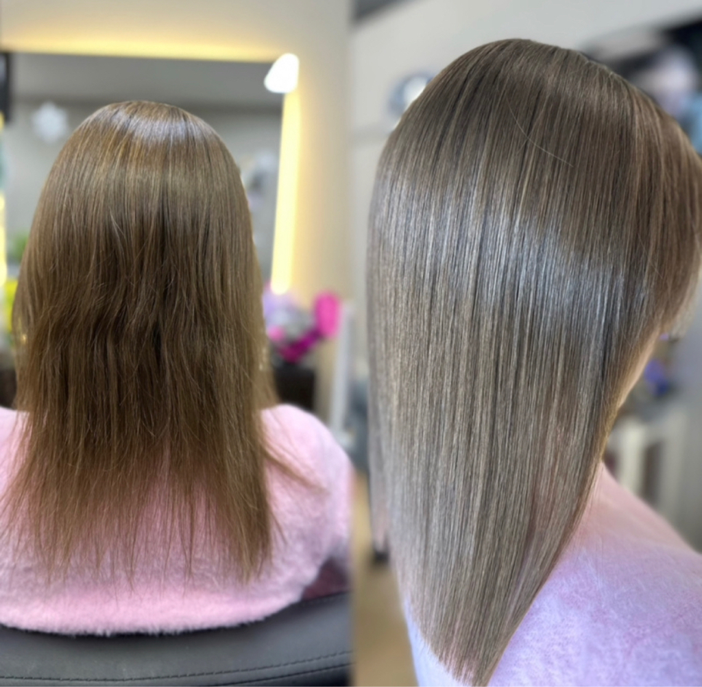 Кератиновое выпрямление