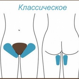 классическое бикини