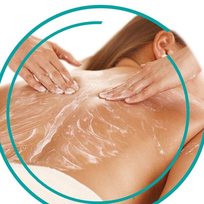 Чистка спины комбинированная.