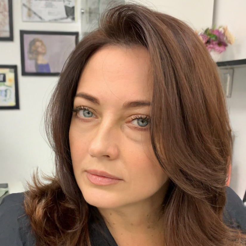 Окрашивание с затемнением Корней