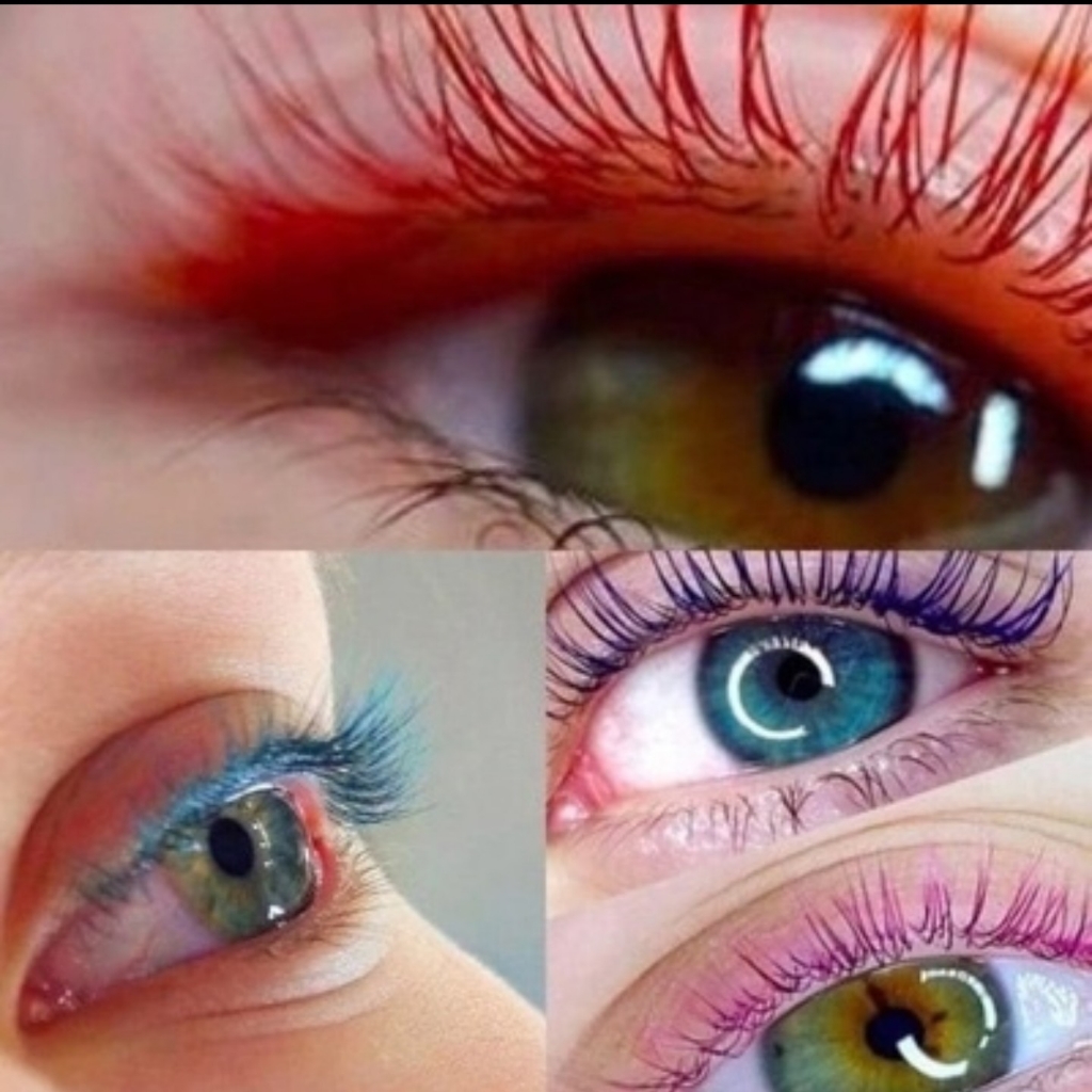 Ламинирование ресниц ЦВЕТНОЕ