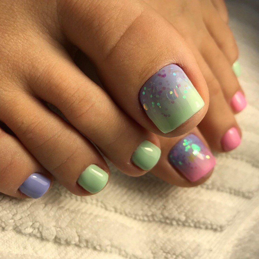 педикюр с покрытием гель-лак комплексный