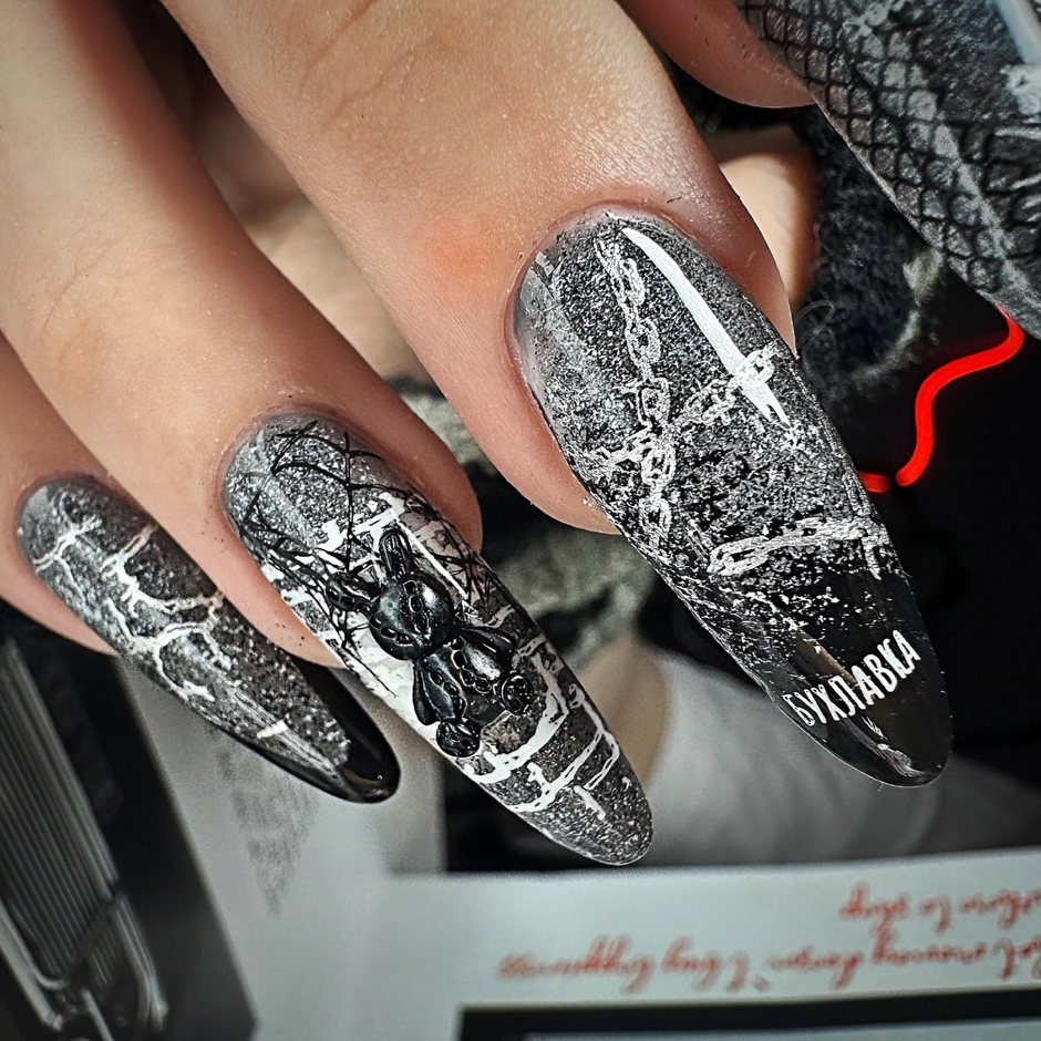 Маникюр + укрепление + дизайн HARD (многослойный дизайн) ❗️художественная роспись оплачивается отдельно!