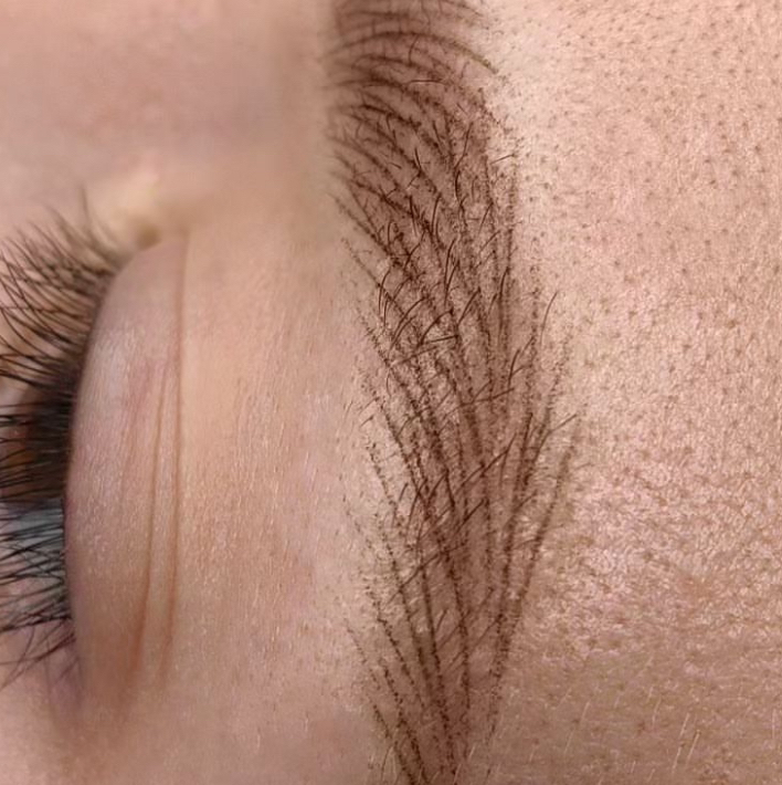 Татуаж Брови Волоски