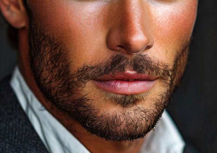 бакенбарды и щёки (мужчины)