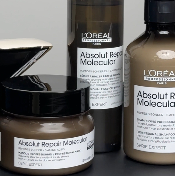 Реконструкция волос  на молекулярном уровне  L’Oréal - Absolute Repair Molecular