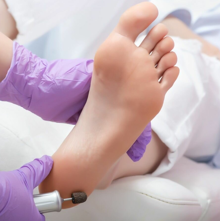 Педикюр обработка пальчиков и стоп без покрытия