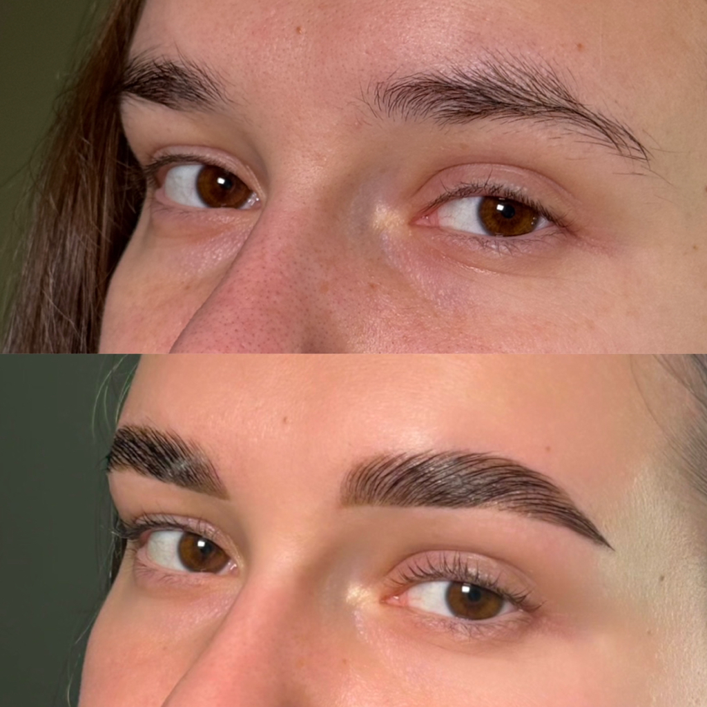 Долговременная укладка бровей(все включено)