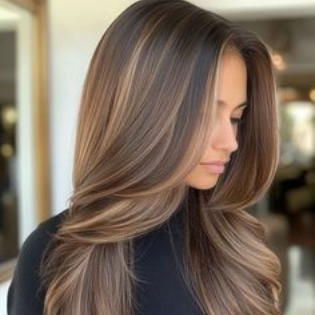 Шатуш, балаяж, омбре, сомбре окрашивание волос Loreal (средние)