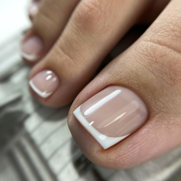 Педикюр обработка пальчиков и стоп с покрытием